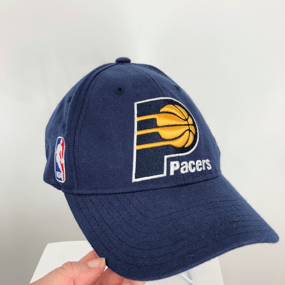 Reebok NBA Indiana Pacers Basketball Cap One Size Blue‎ Embroidered Adjustable